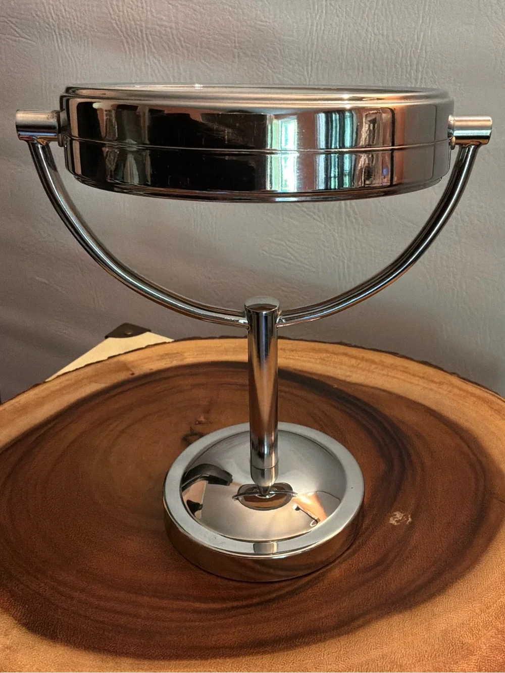 🌙✨ Rare Y2K Conair Glam Lighted Double-Sided Vanity Mirror 1X/2X Chrome